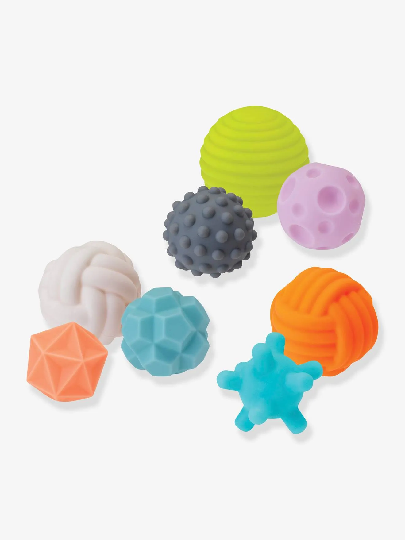 8 balles sensorielles INFANTINO multicolore - Infantino