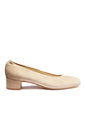 BALLERINE VARSOVIE VELOURS BEIGE