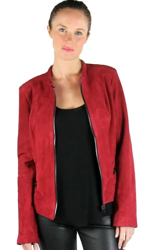 Blouson Chèvre Velours Giorgio Ansia
