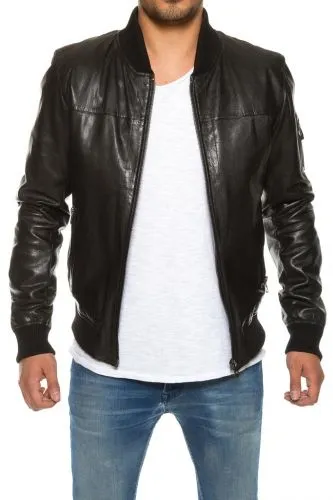 Blouson cuir homme Daytona Ted noir