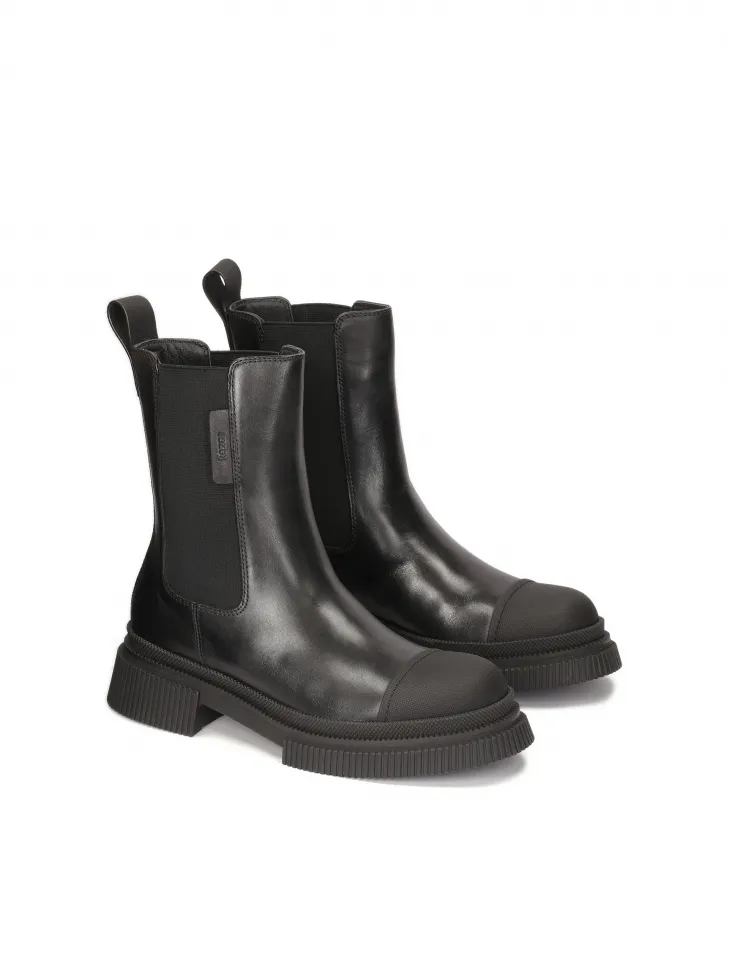 Bottes Chelsea avec bouts caoutchoutés