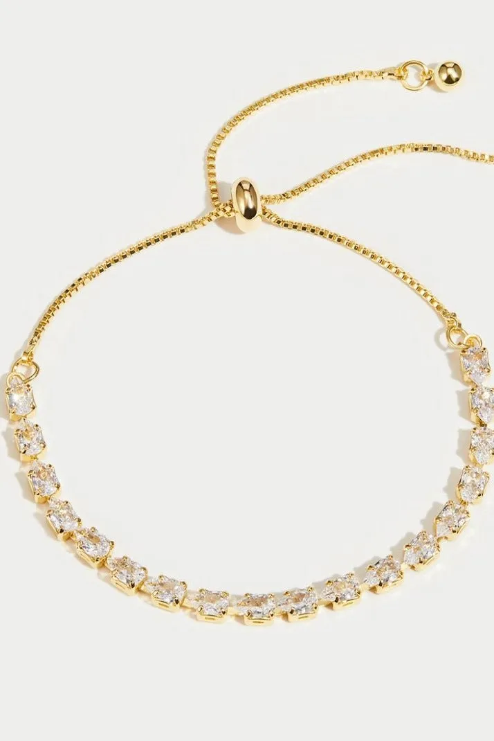 Bracelet en Cristal Doré Celine