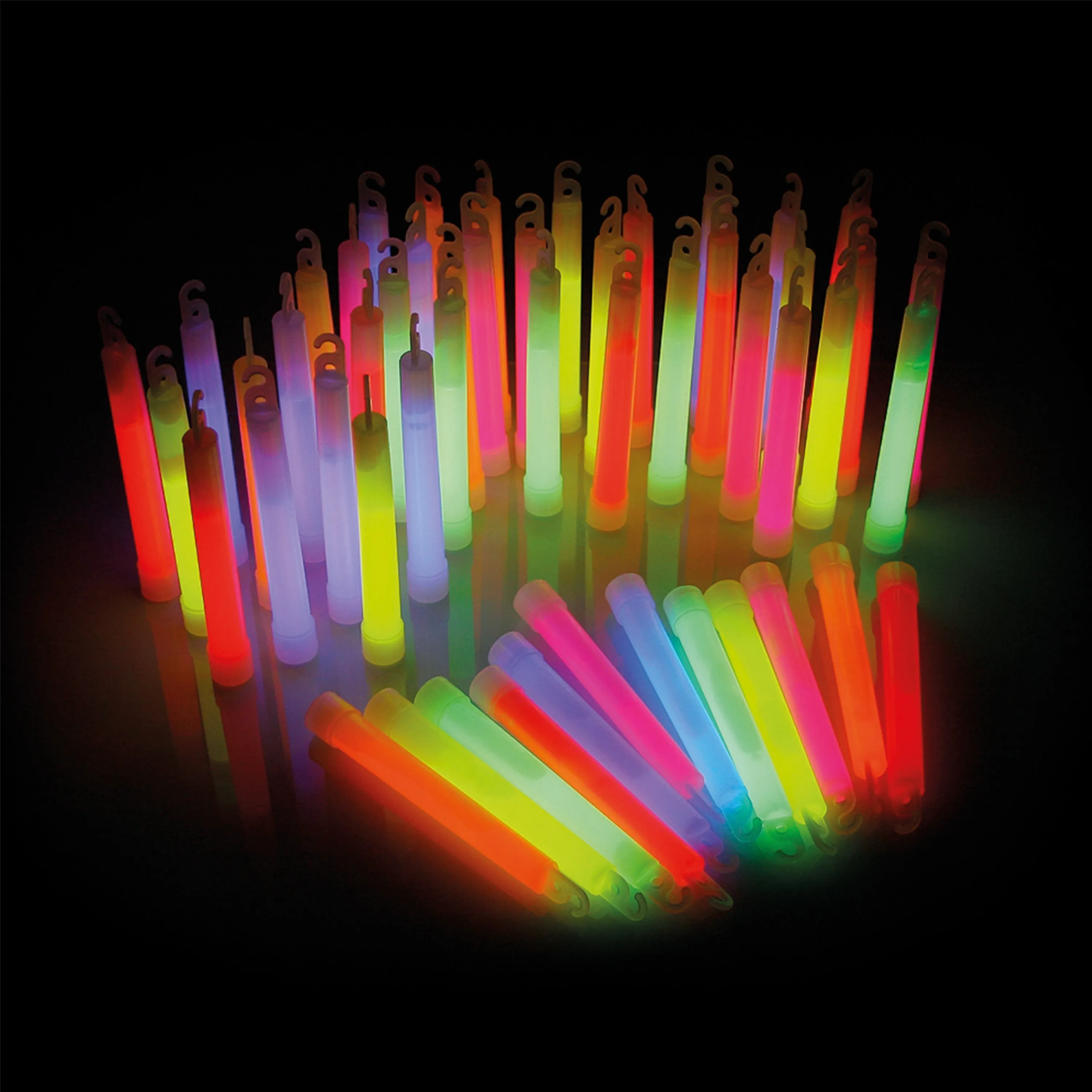 Bâtons lumineux Power bleu lot de 25