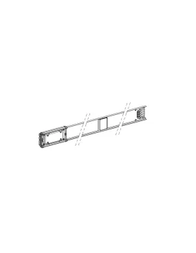Canalis KNA élément droit 40A 3m blanc 1 fenêtre SCHNEIDER KNA40ED4301