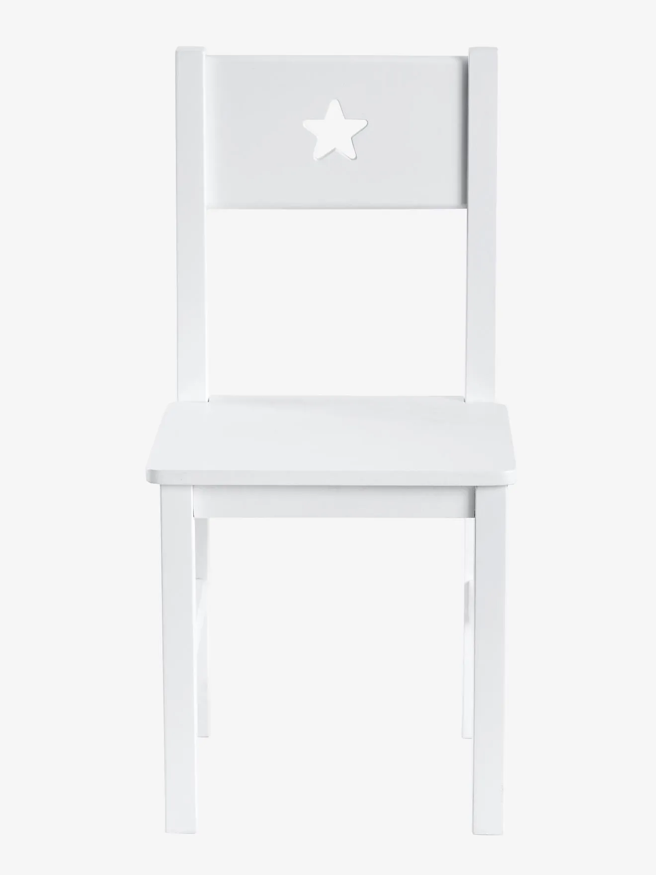 Chaise maternelle, assise H. 30 cm LIGNE SIRIUS blanc - Vertbaudet