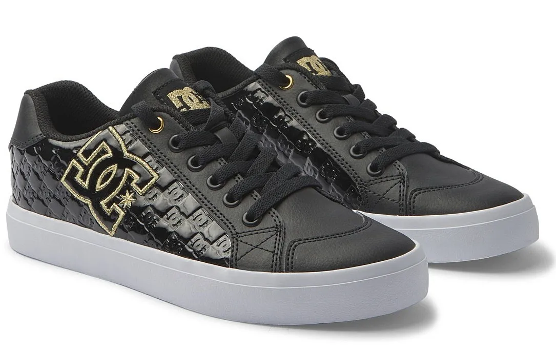 chaussures DC Chelsea Plus SE SN - BG3/Black/Gold - women´s