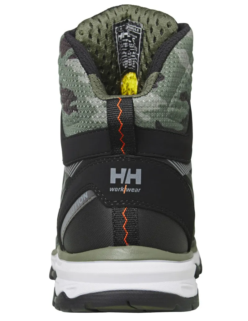 Chaussures de sécurité haute S3 chelsea mid evolution Couleur Noir/Orange Taille 38