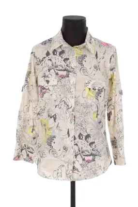 Chemise en coton Chloé blanc. Matière principale coton. Taille 42.