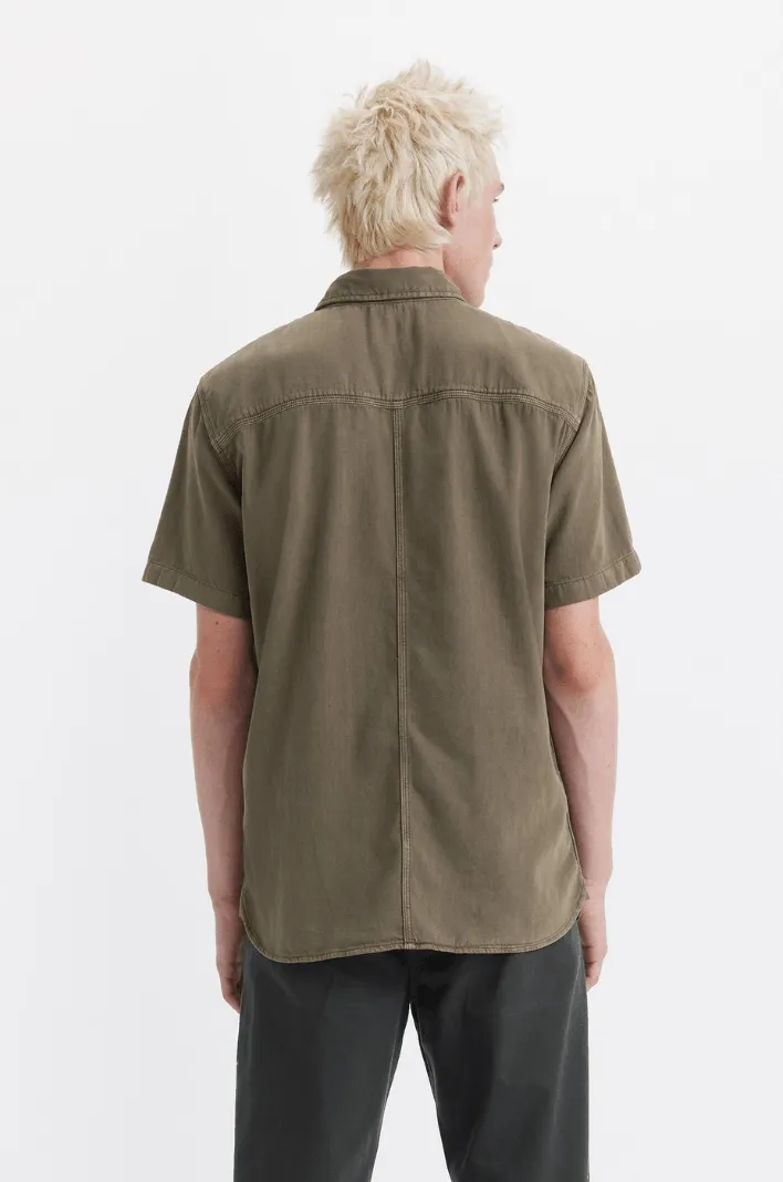 Chemise manches courtes Levi's kaki
