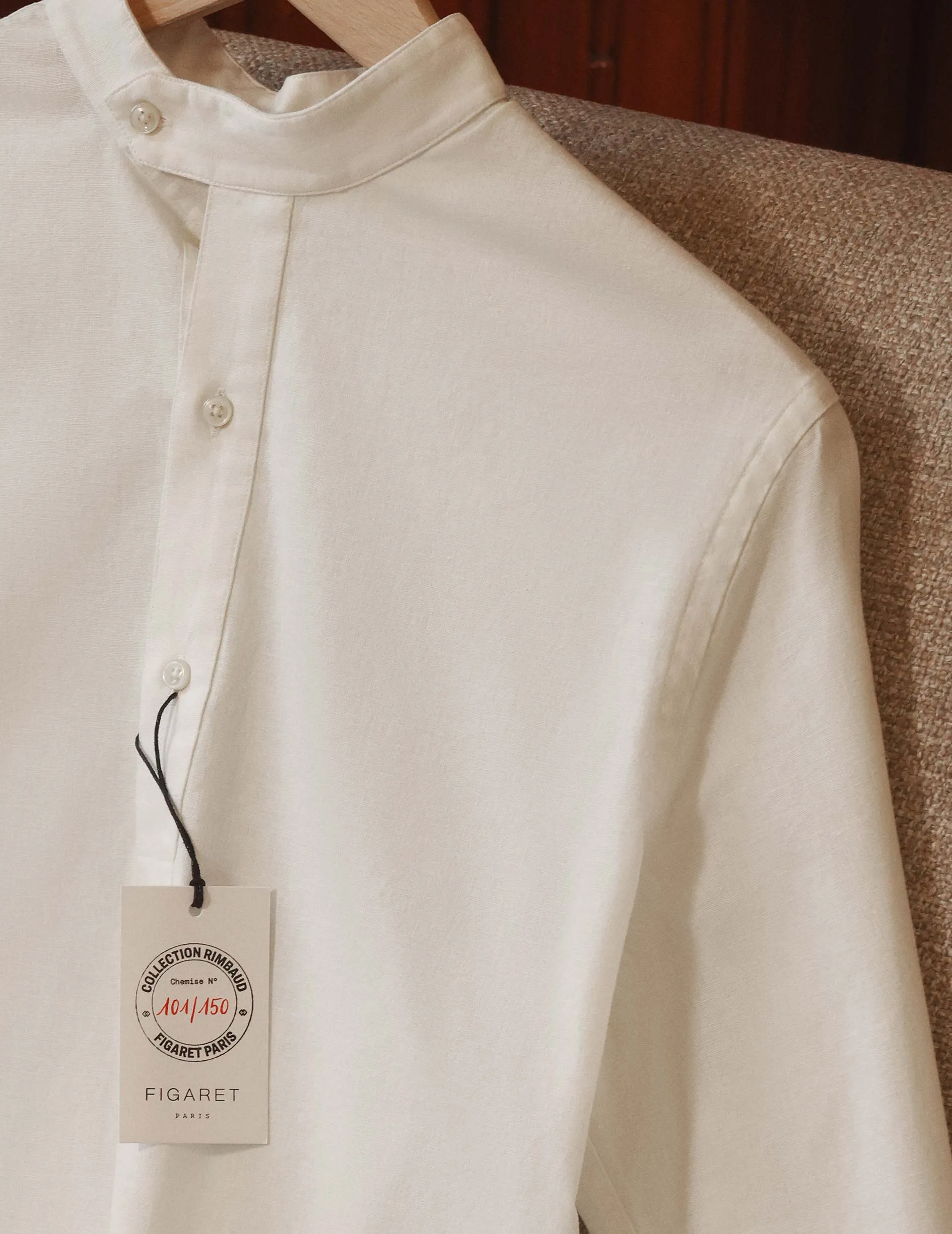 Chemise mixte Arthur Rimbaud écrue
