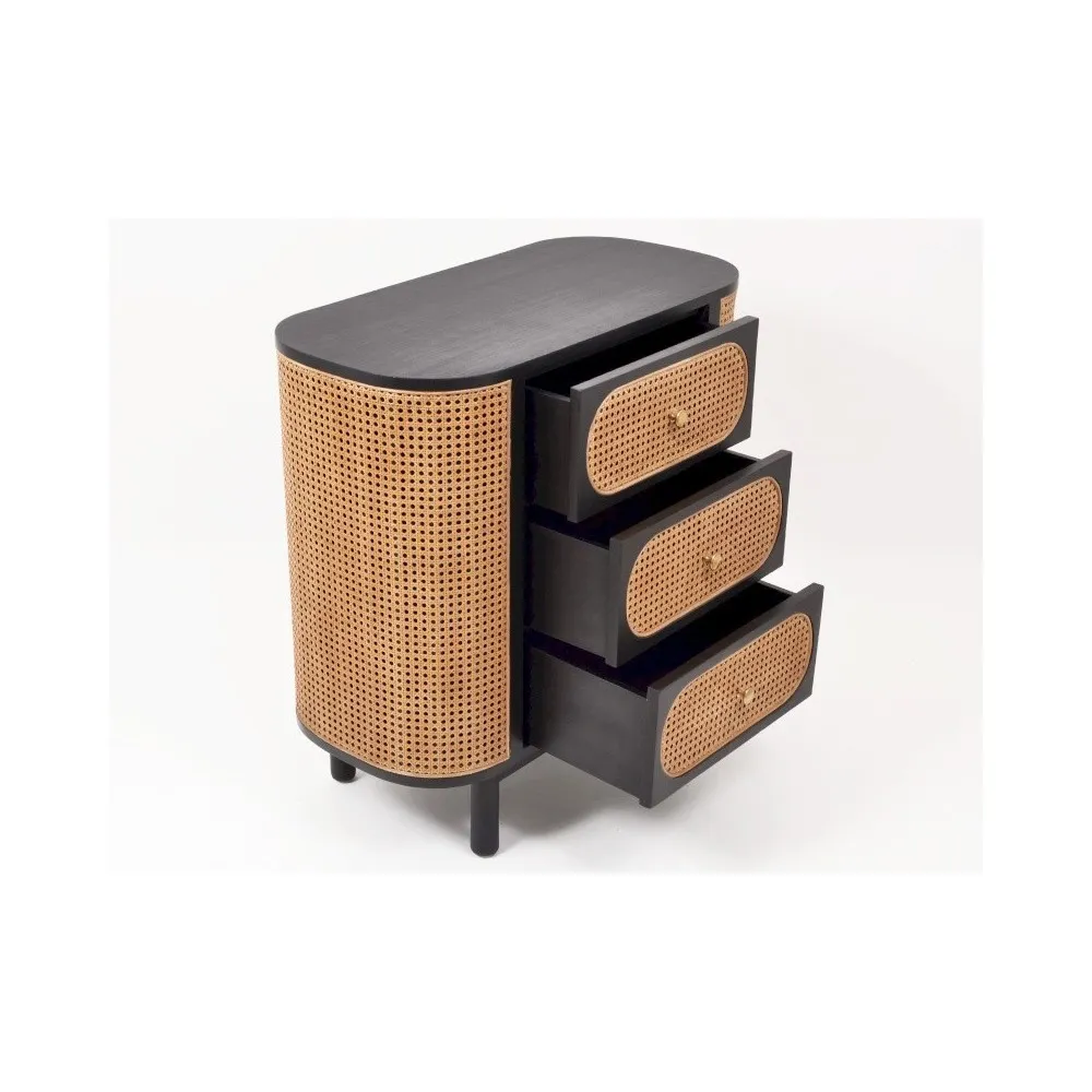 Commode 3 tiroirs 80cm ELEGANCE