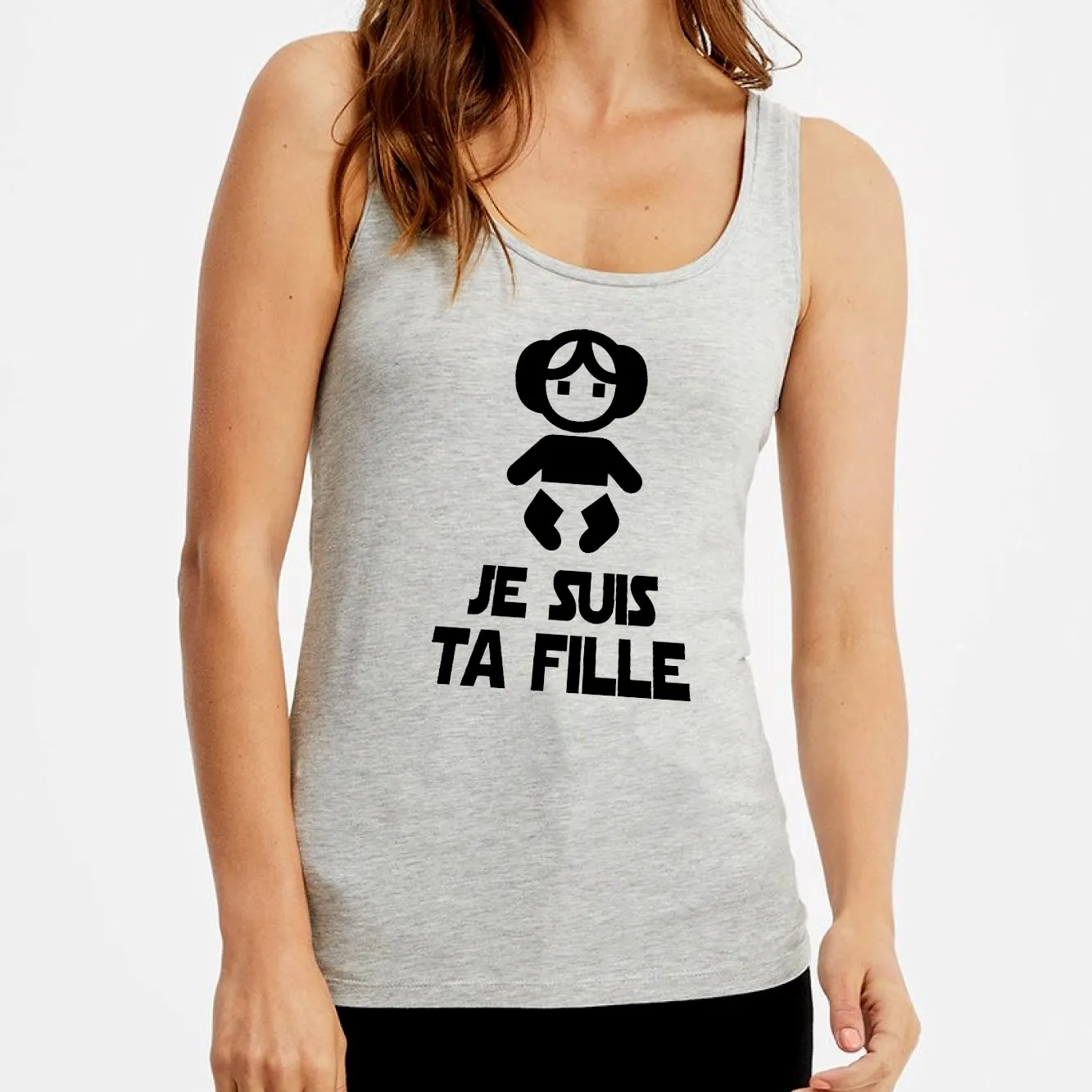 Débardeur Femme Je suis ta fille