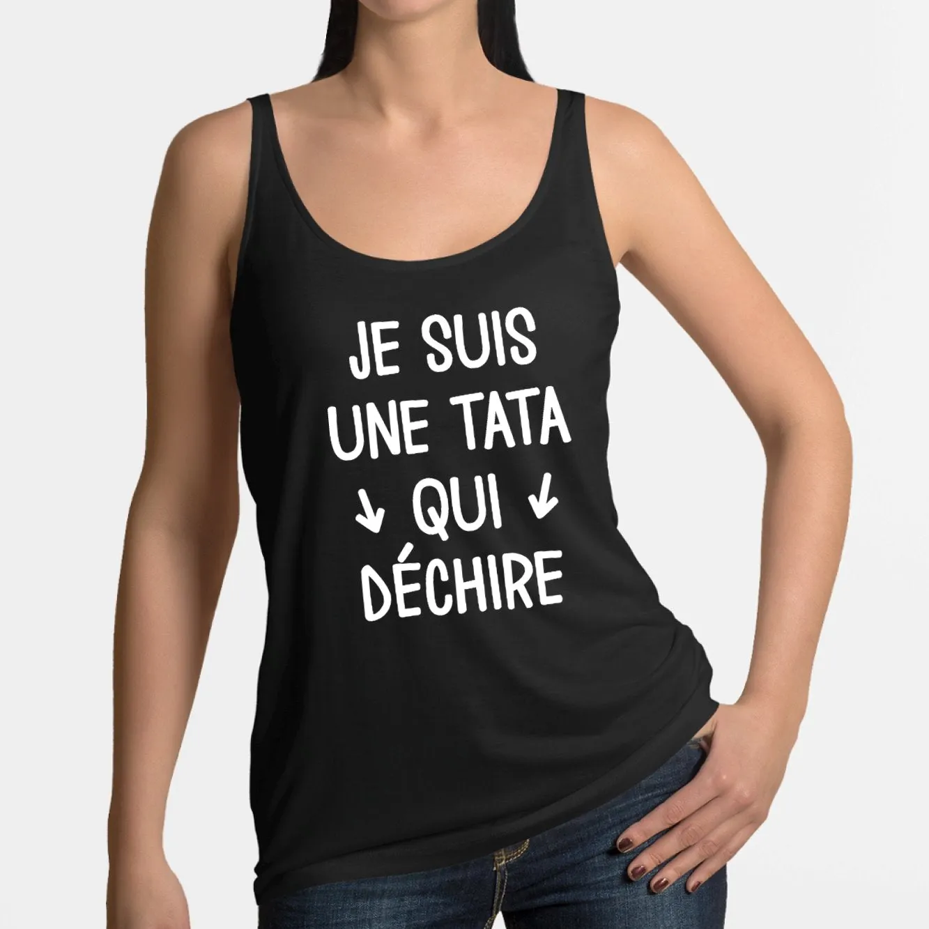 Débardeur Femme Tata qui déchire