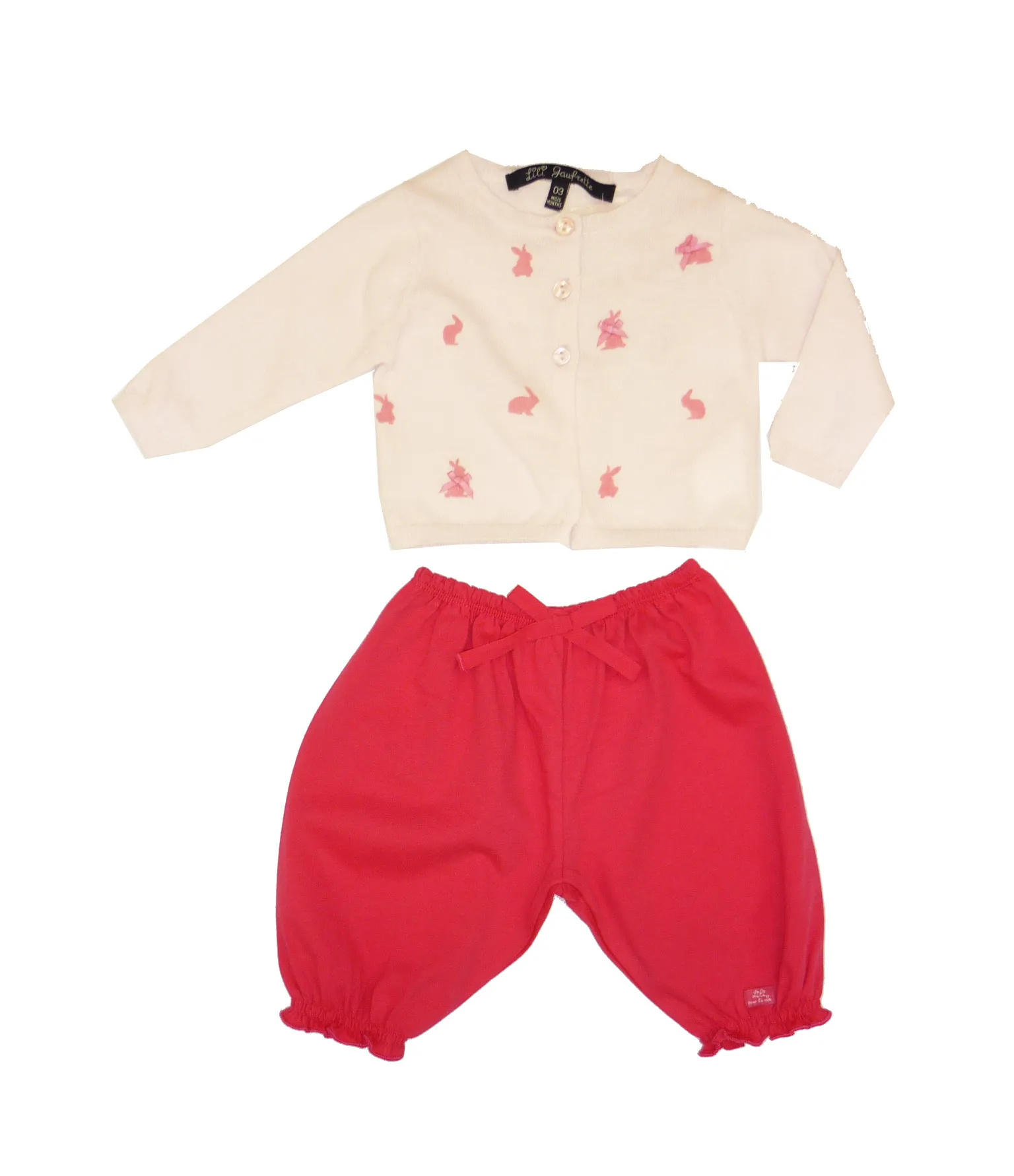ensemble lili gaufrette liste blanc / blanquet  - INSIDE URBAN WEAR
