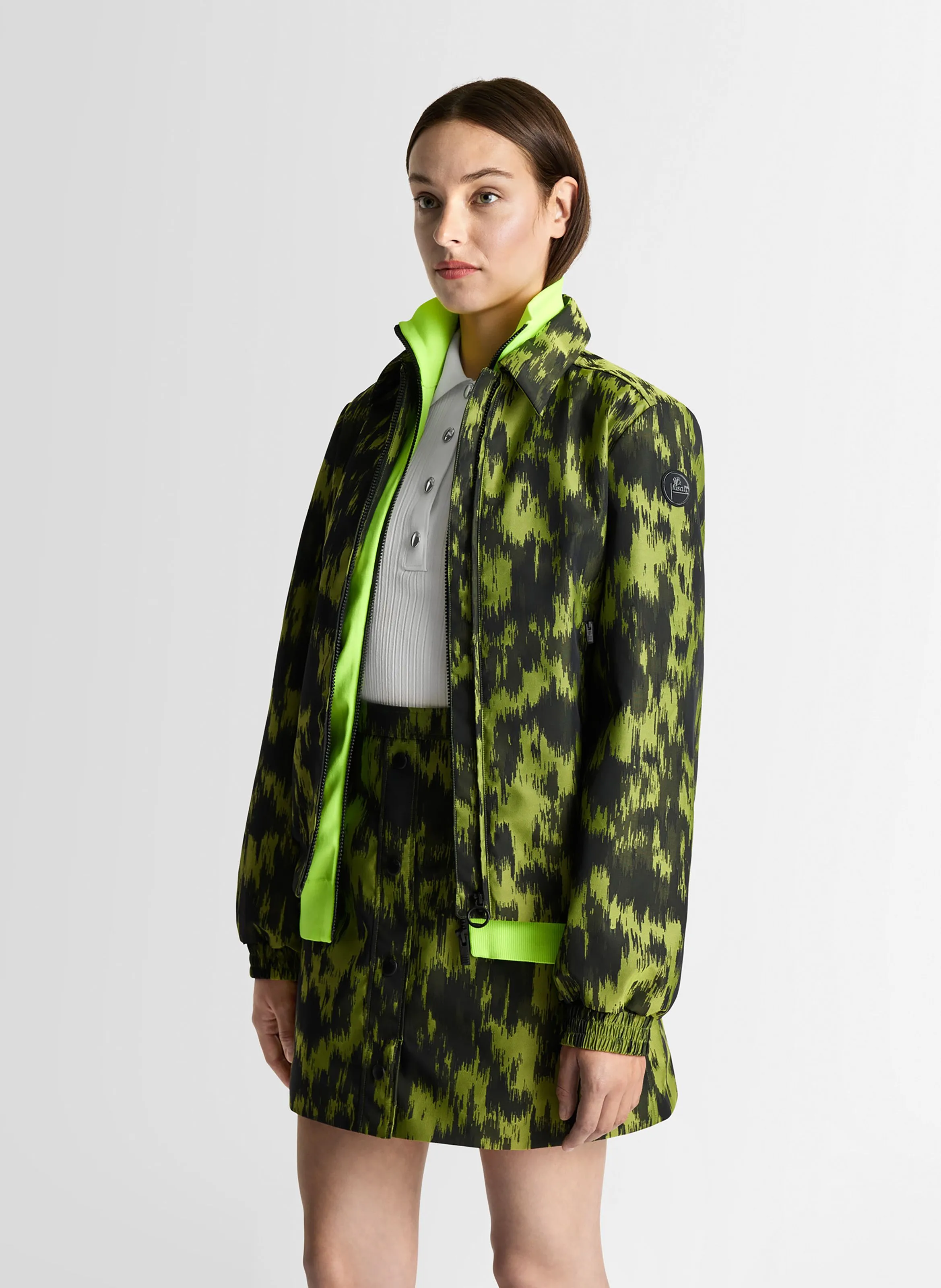 FUSALP  Blouson ilyana camo - Jaune