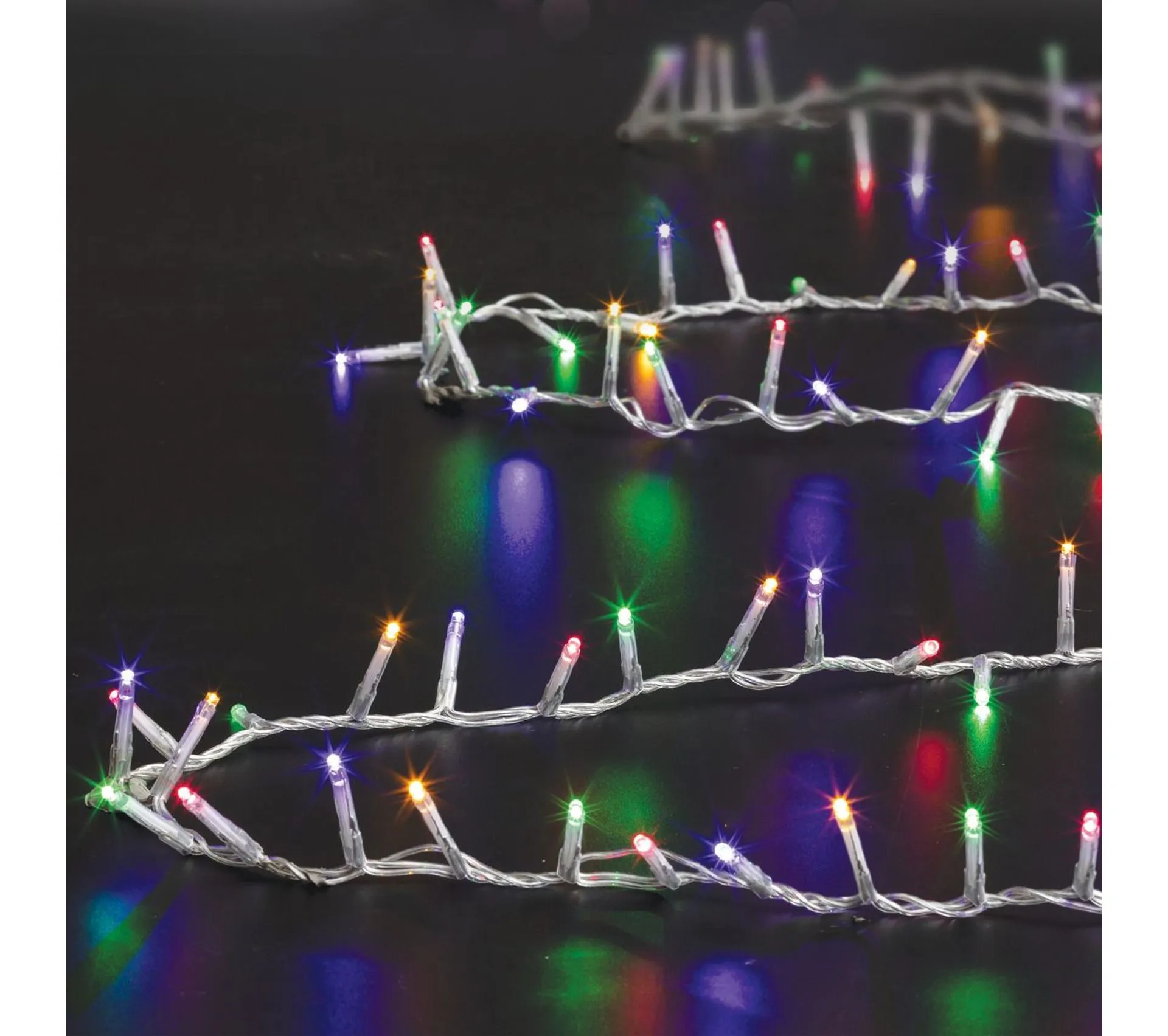 Guirlande Lumineuse Extérieur 50 M 2000 LED Multicolore Et 8 Jeux De Lumière