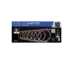 Guirlande Lumineuseextérieur Tube 6 M 108 LED Multicolore 8 Jeux De Lumière
