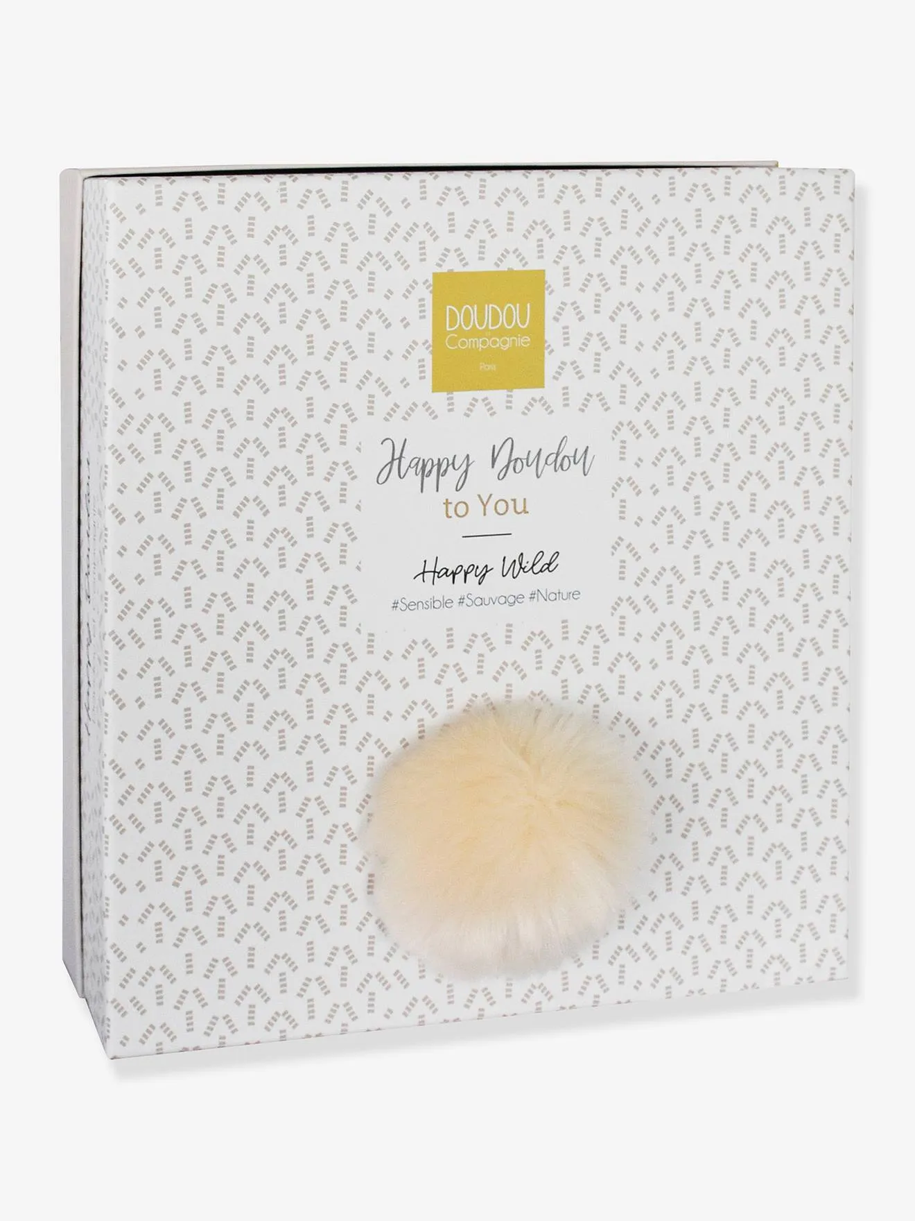 Happy doudou 25cm - DOUDOU ET COMPAGNIE wild beige - Doudou et Compagnie