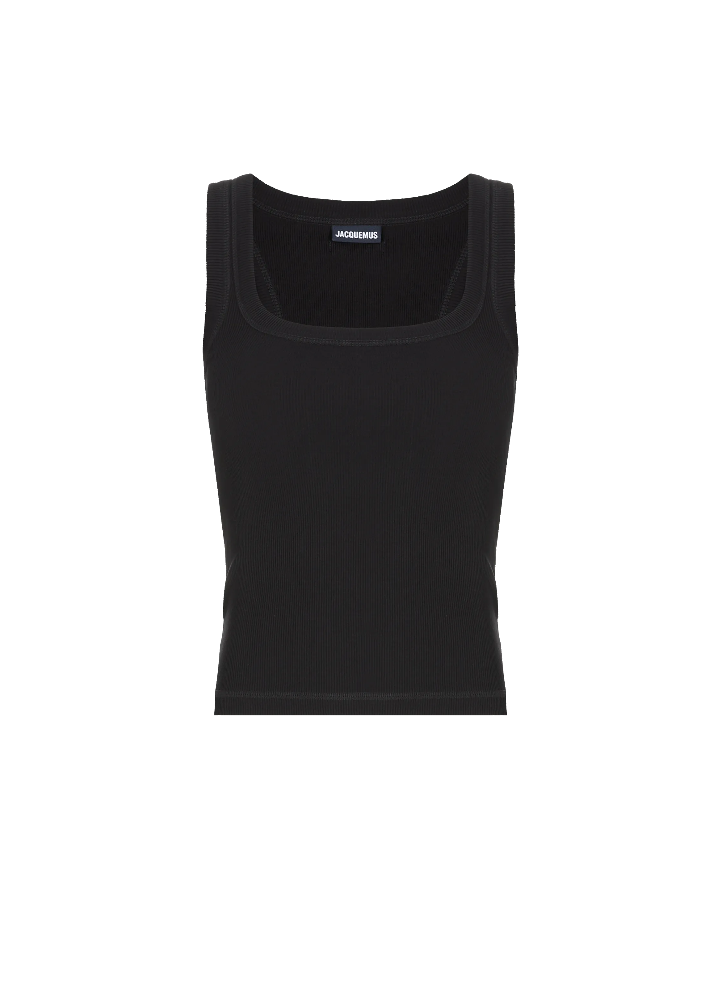 JACQUEMUS  Le Débardeur Gros Grain - Noir