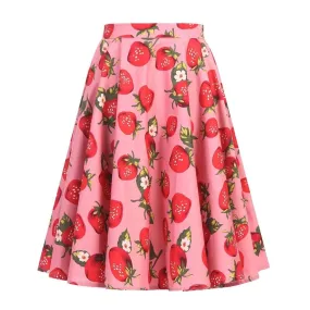 Jupe Vintage  Fraises