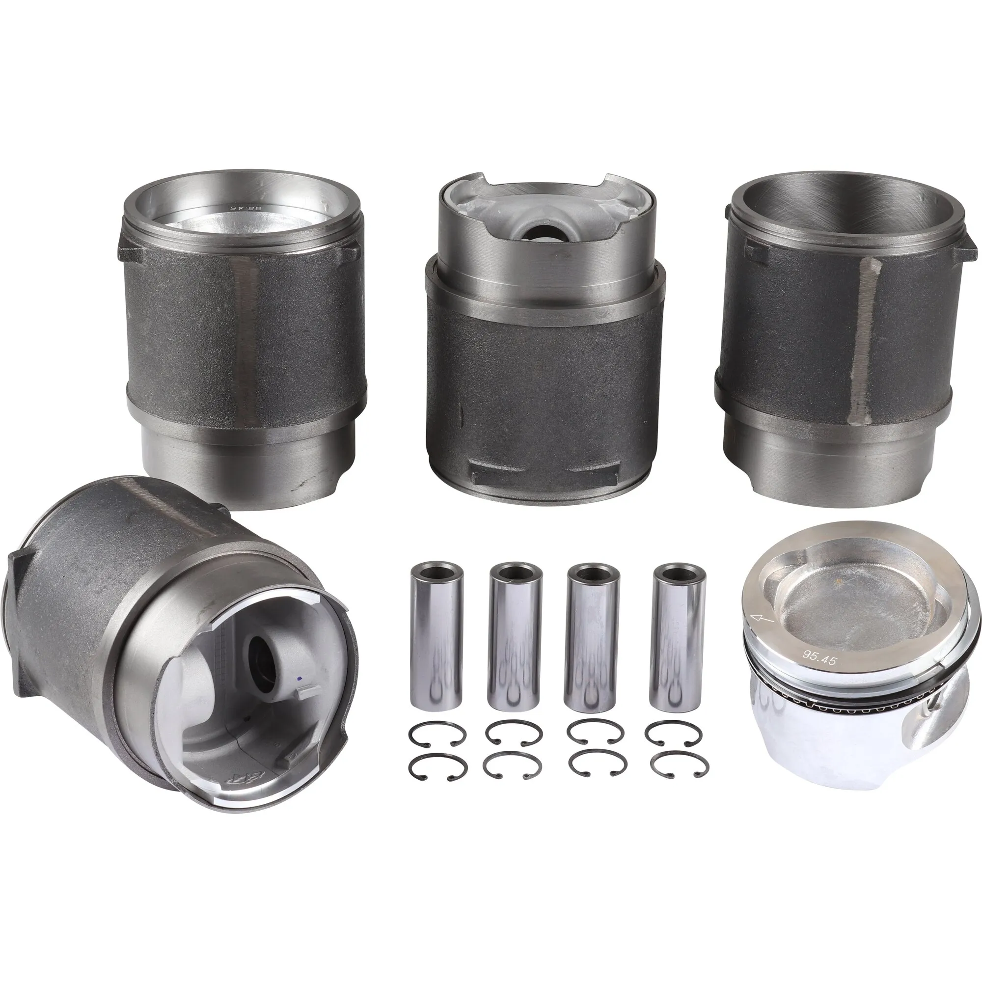 Kit cylindres, pistons et segments pour VW Transporter T25 1.9 Essence (08\/1982-07\/1992)