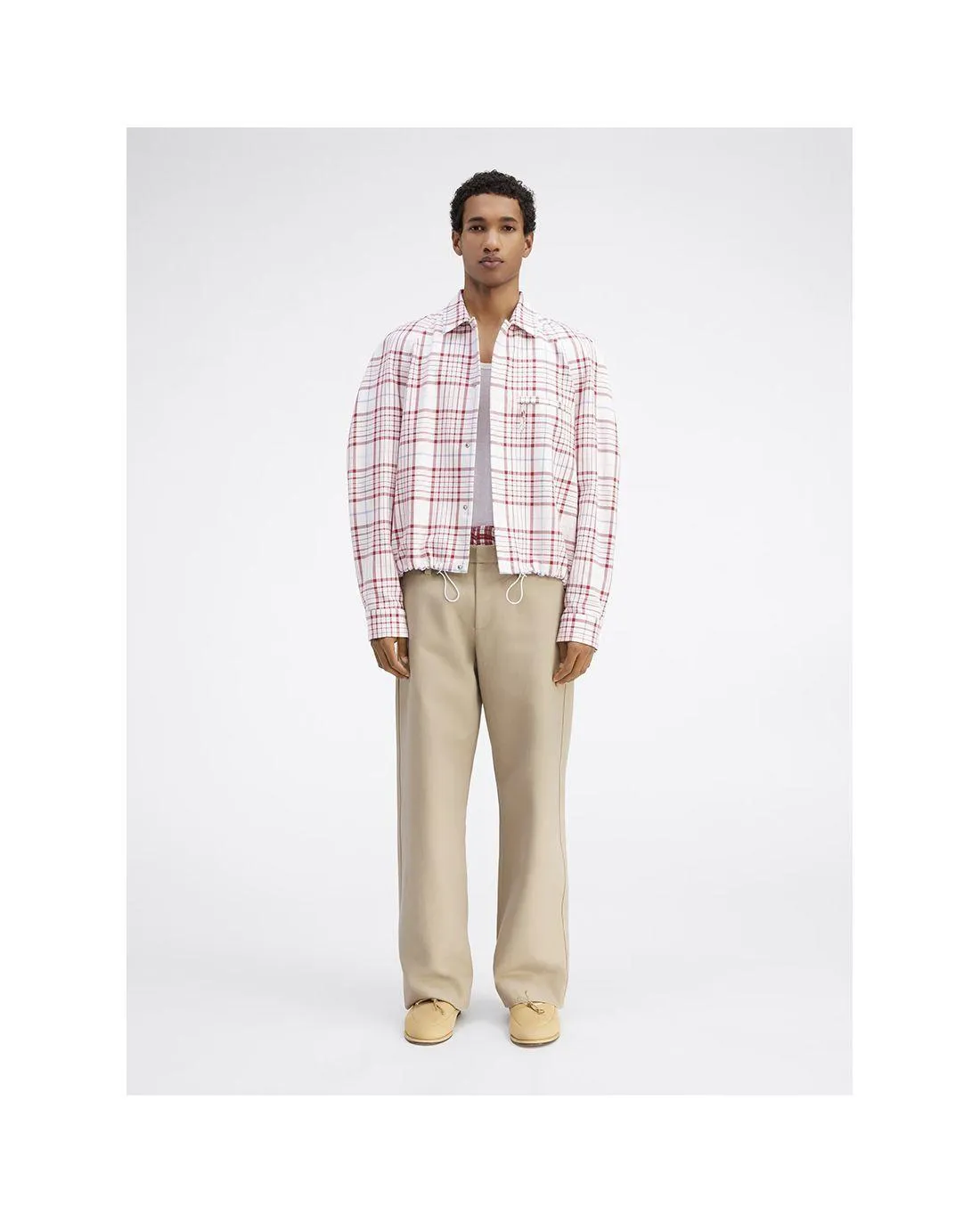 LA CHEMISE CRIOLLO JACQUARD CHECK PINK - Jacquemus | Chez Maman Rouen