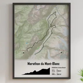 Marathon du Mont Blanc - 42km - The Post Trace - Marques de France