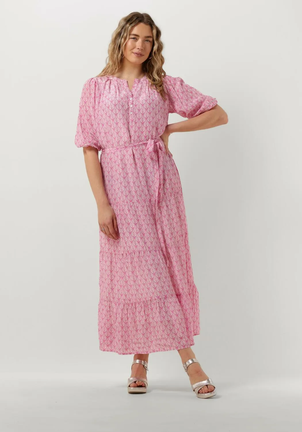 moliin robe midi yanis en rose