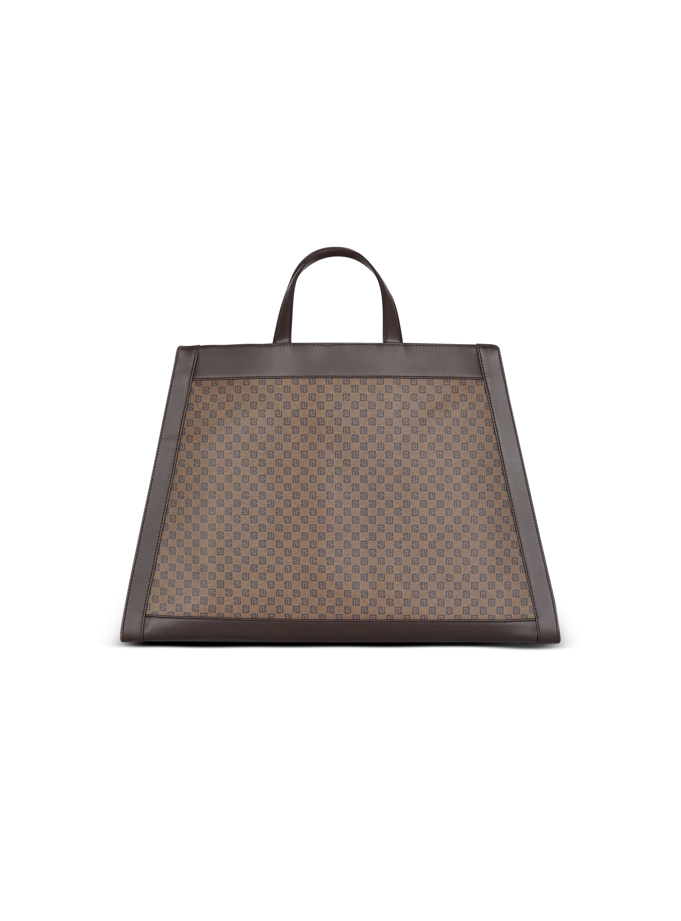 OLIVIER'S CABAS EN TOILE MONOGRAMME ET CUIR - BALMAIN pour FEMME | Printemps