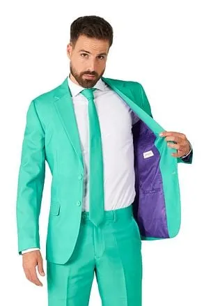 OppoSuits Costume Trendy Turquoise OSUI-0150 Trendy Turquois