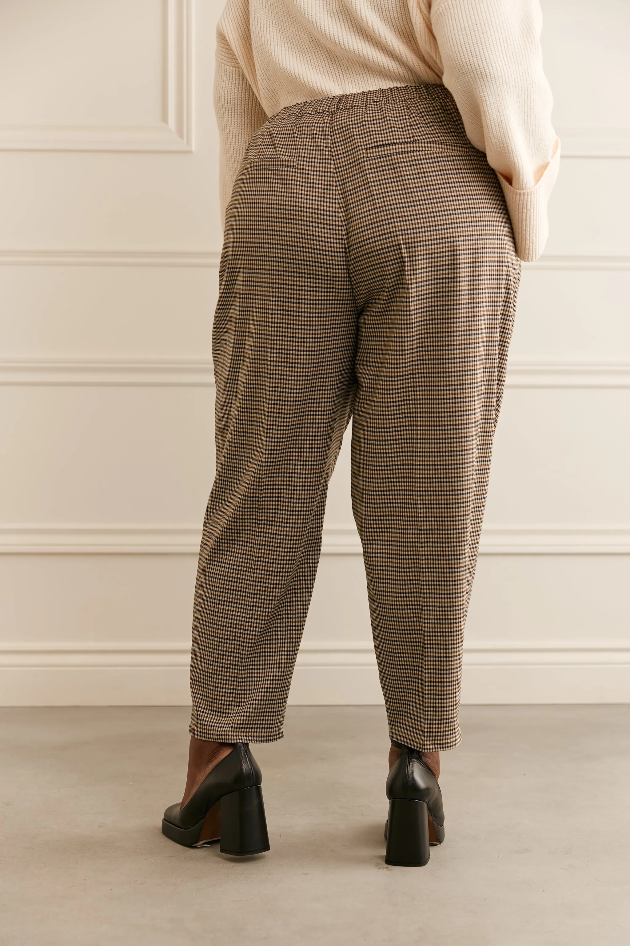 Pantalon coupe étroite à carreaux - 5074 (Seconde Main)