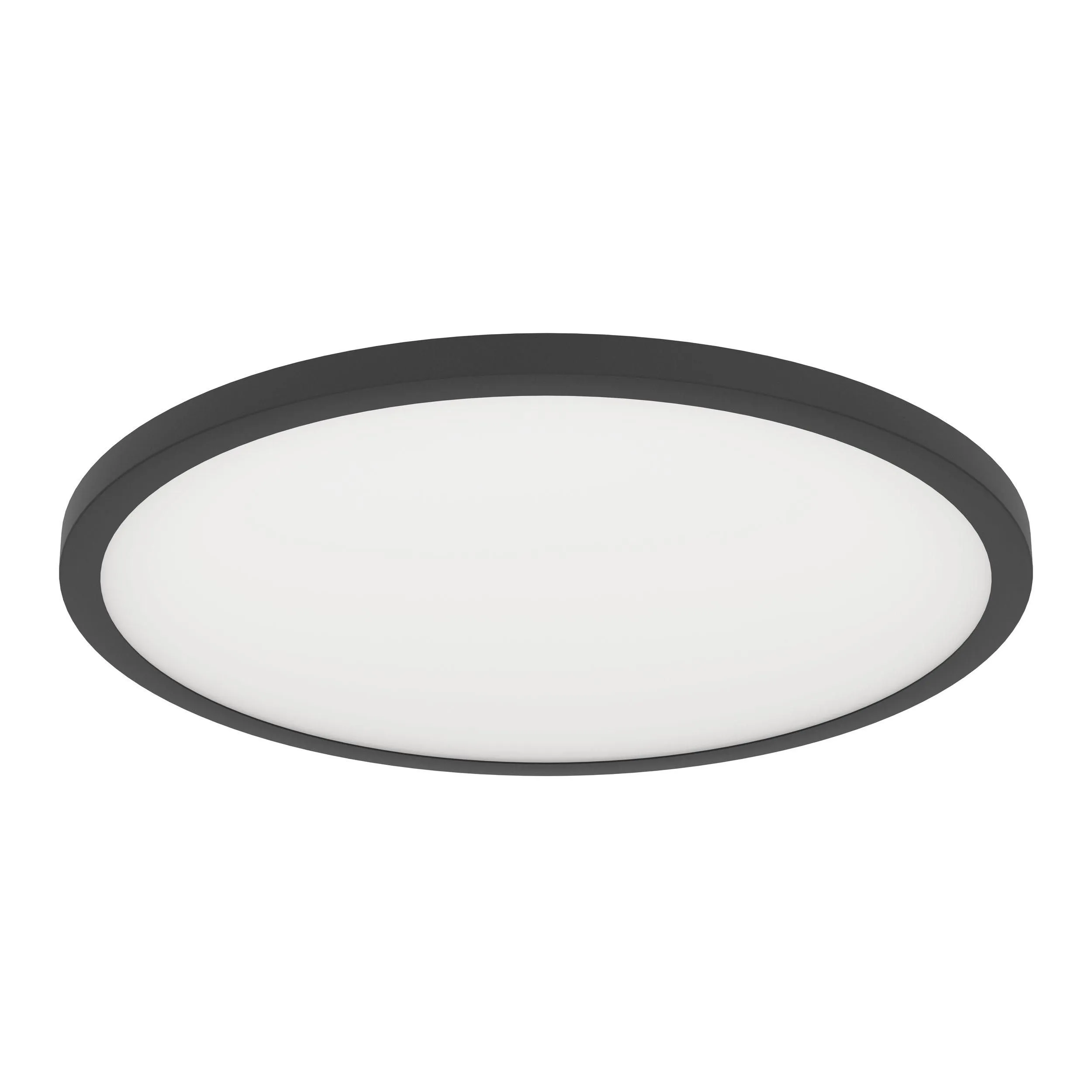 Plafonnier connecté en métal noir SARSINA-Z led intégrée 1X33,5W