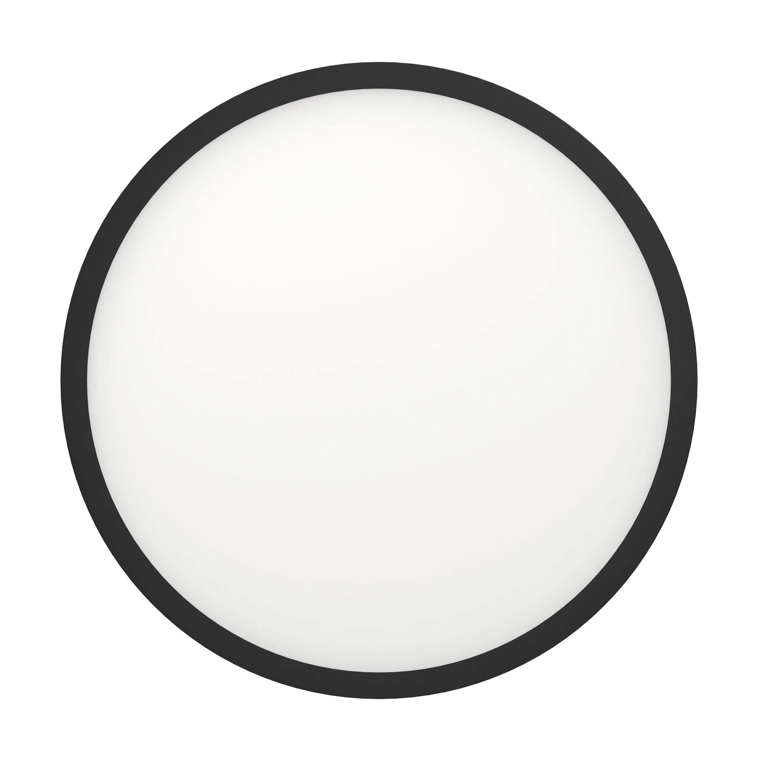 Plafonnier connecté en métal noir SARSINA-Z led intégrée 1X33,5W