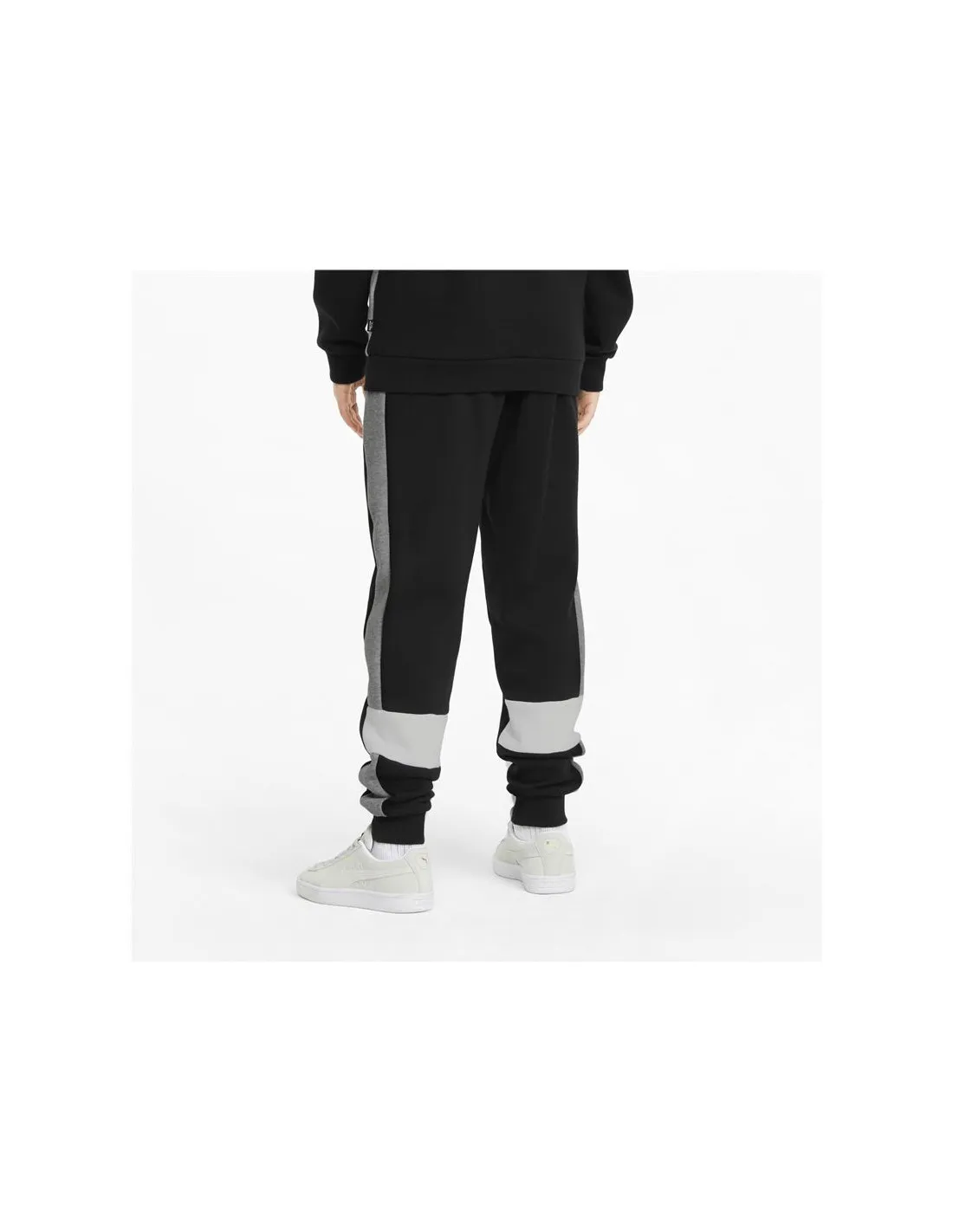 Puma ESS+ Colorblock Kids Trousers Black