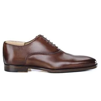 Richelieu homme Cognac patiné Tremezzo Patin