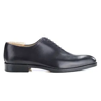 Richelieu homme Noir semelle cuir avec patin Peter Patin