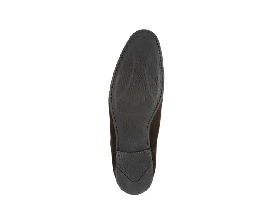 Richelieu homme Velours Brun semelle gomme Lennox Gomme Urban