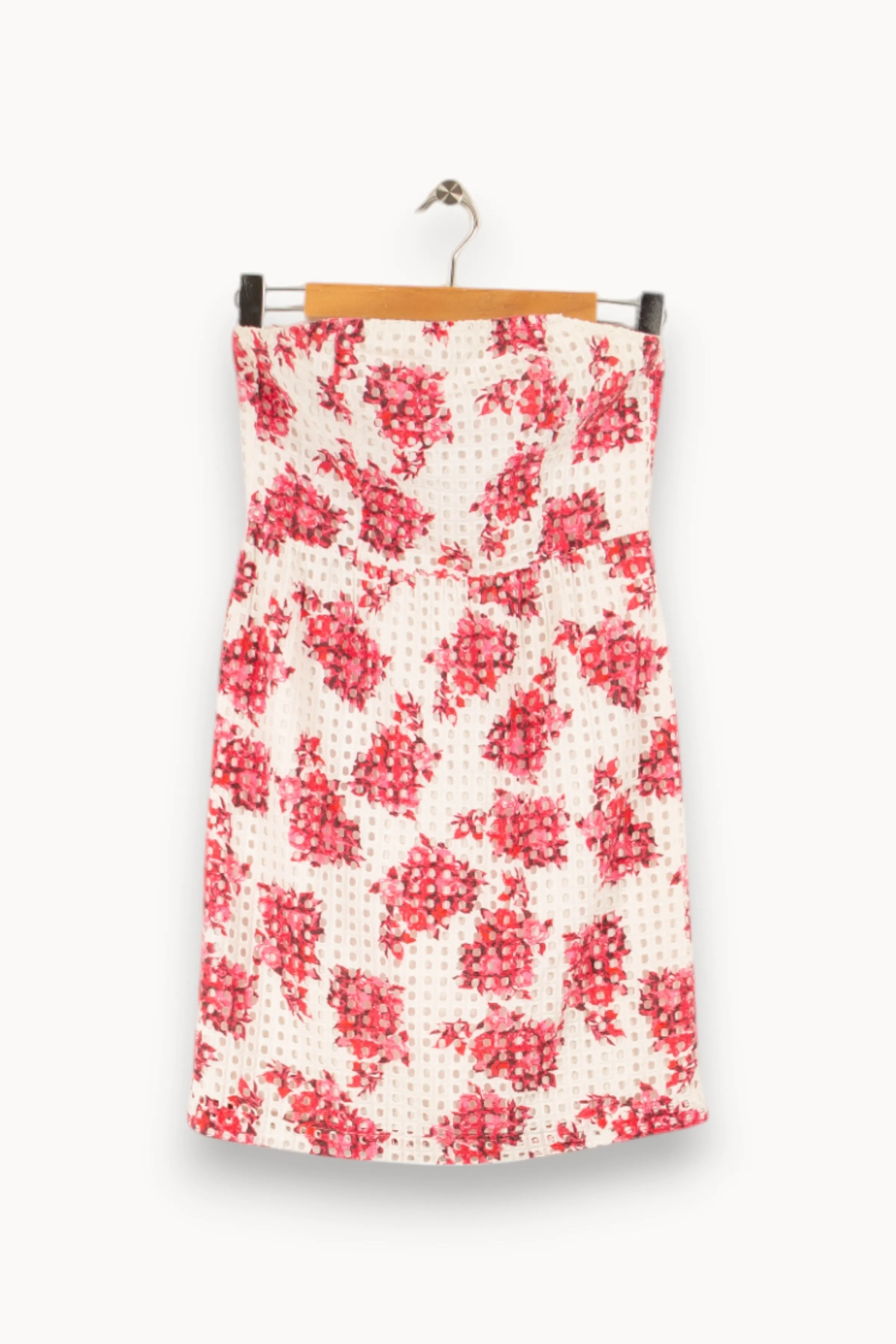 Robe blanche et rose - Taille S/36