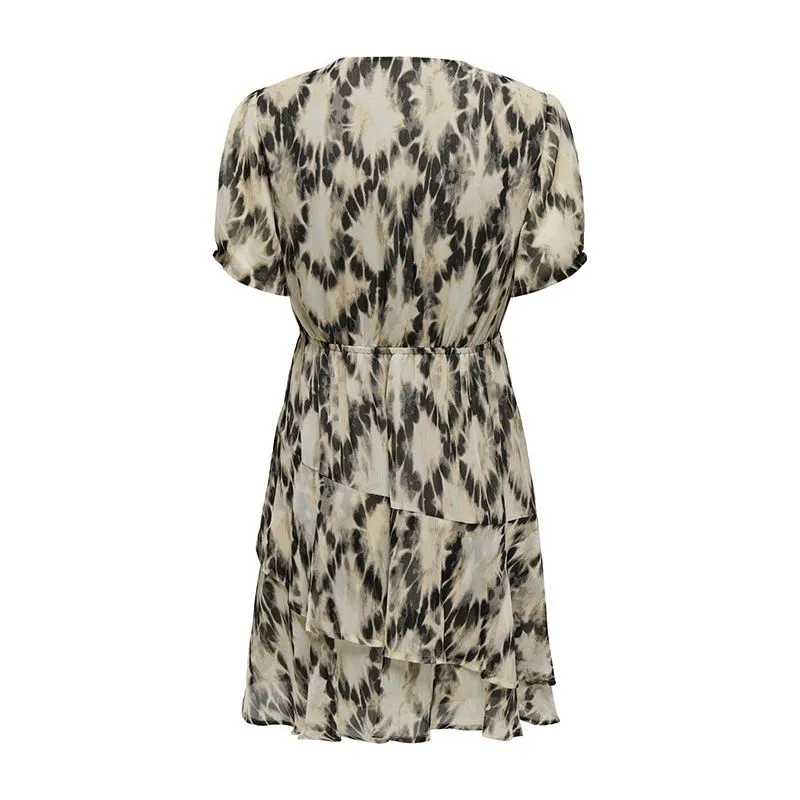 Robe courte à volants onlelena Femme ONLY à prix dégriffé ! | 
