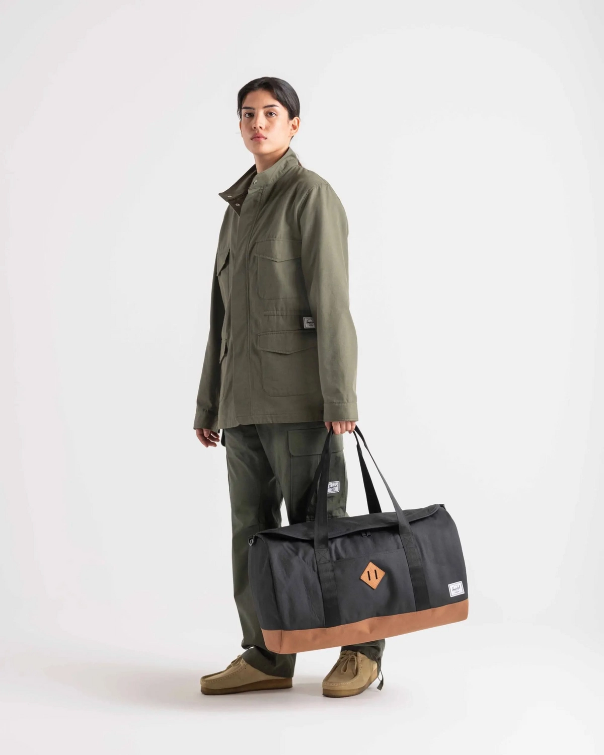 Sac de Voyage Herschel Heritage Duffle Navy/Saddle brown