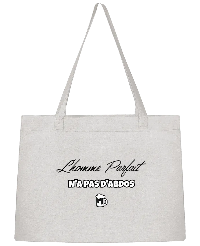 Sac Shopping L'homme parfait n'as pas d'abdos par tunetoo