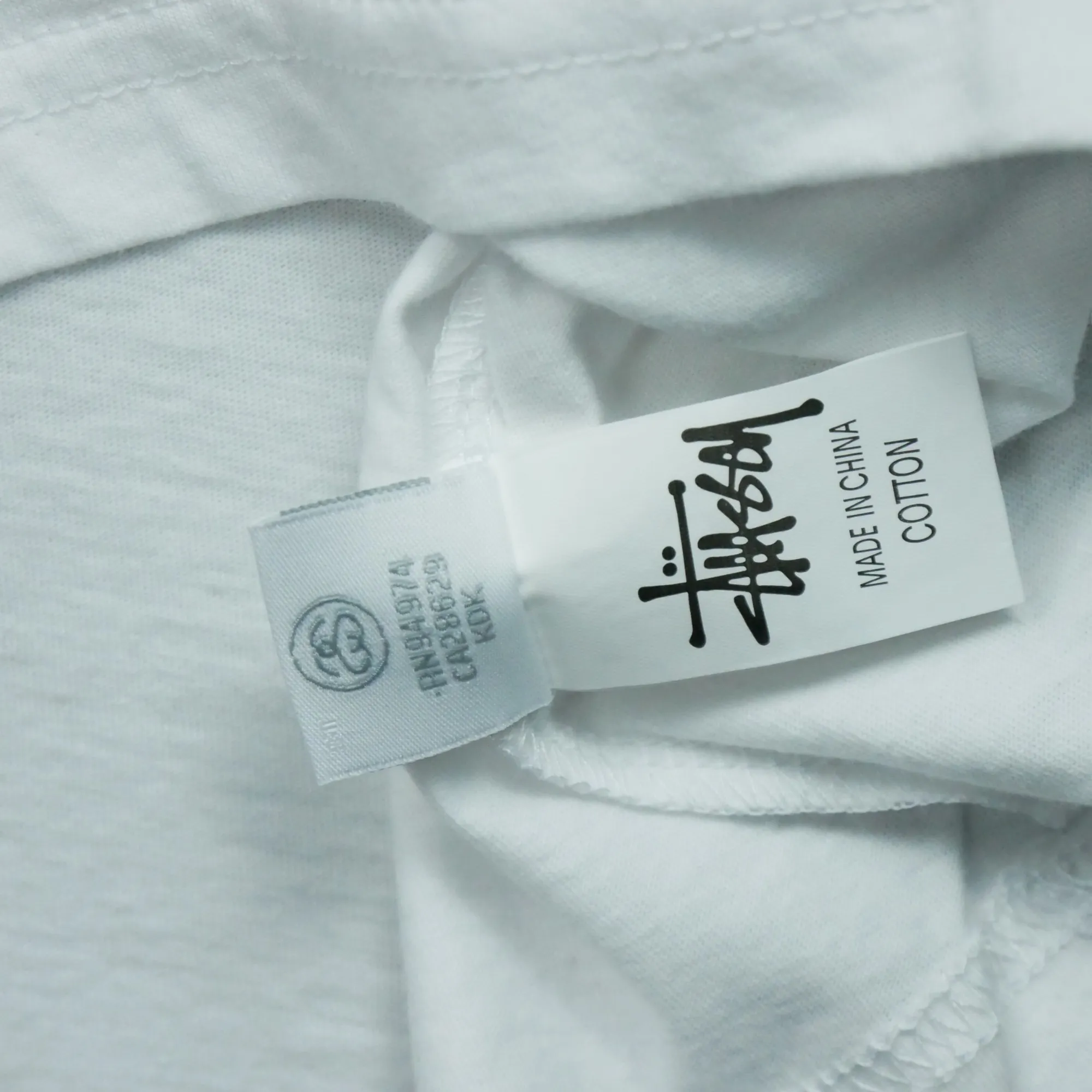 Seconde main - Stüssy T-shirt manches courtes Homme Taille S Blanc
