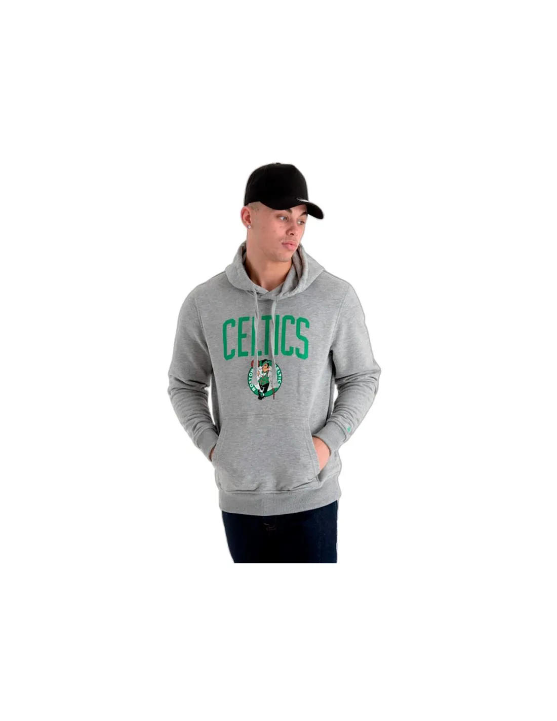 Sweat New Era NBA Regular Boston Celtics Gris Homme