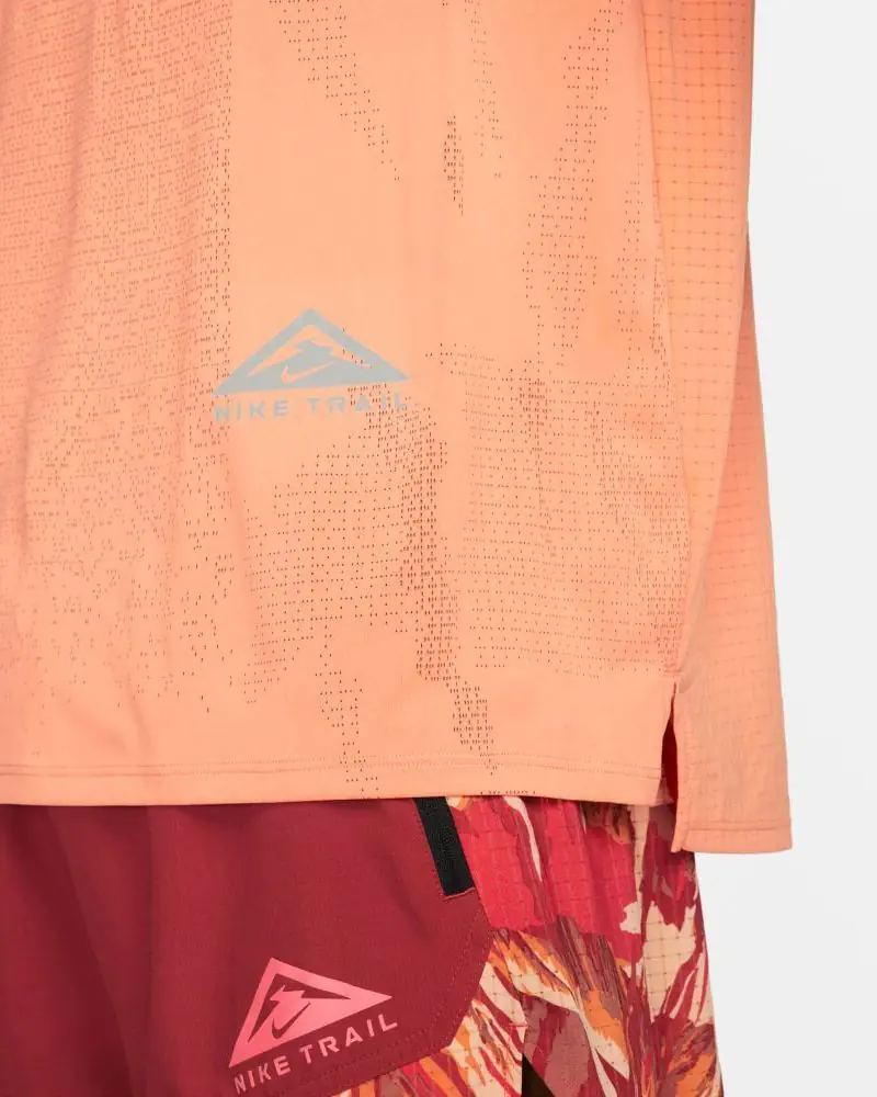 T-shirt de trail Nike Trail Orange pour homme