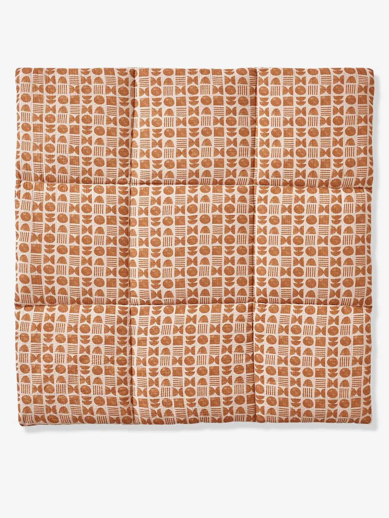 Tapis de sol / Fond de parc ETHNIC beige imprimé - Vertbaudet