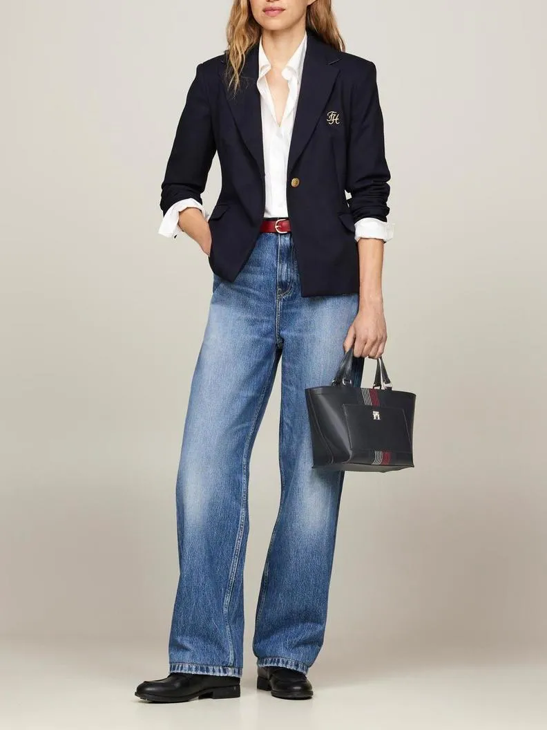 Tommy Hilfiger Distinct  Cabas À Main, Avec Bandoulière Bleu De L'espace - Achetez À Prix Outlet!