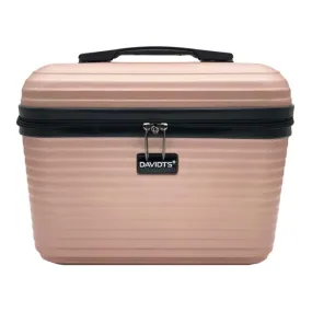 Vanity case rigide DAVIDTS "Aviator 2.0" rose gold | Planetebag.com
